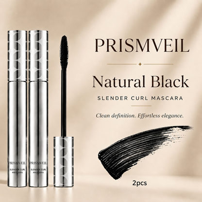 prismveil Waterproof Mascara for 24-Hour Volume, Lift & Definition – Long-Lasting Thick, Defined Lashes