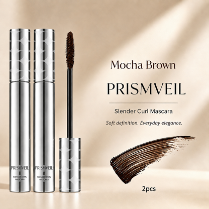 prismveil Waterproof Mascara for 24-Hour Volume, Lift & Definition – Long-Lasting Thick, Defined Lashes